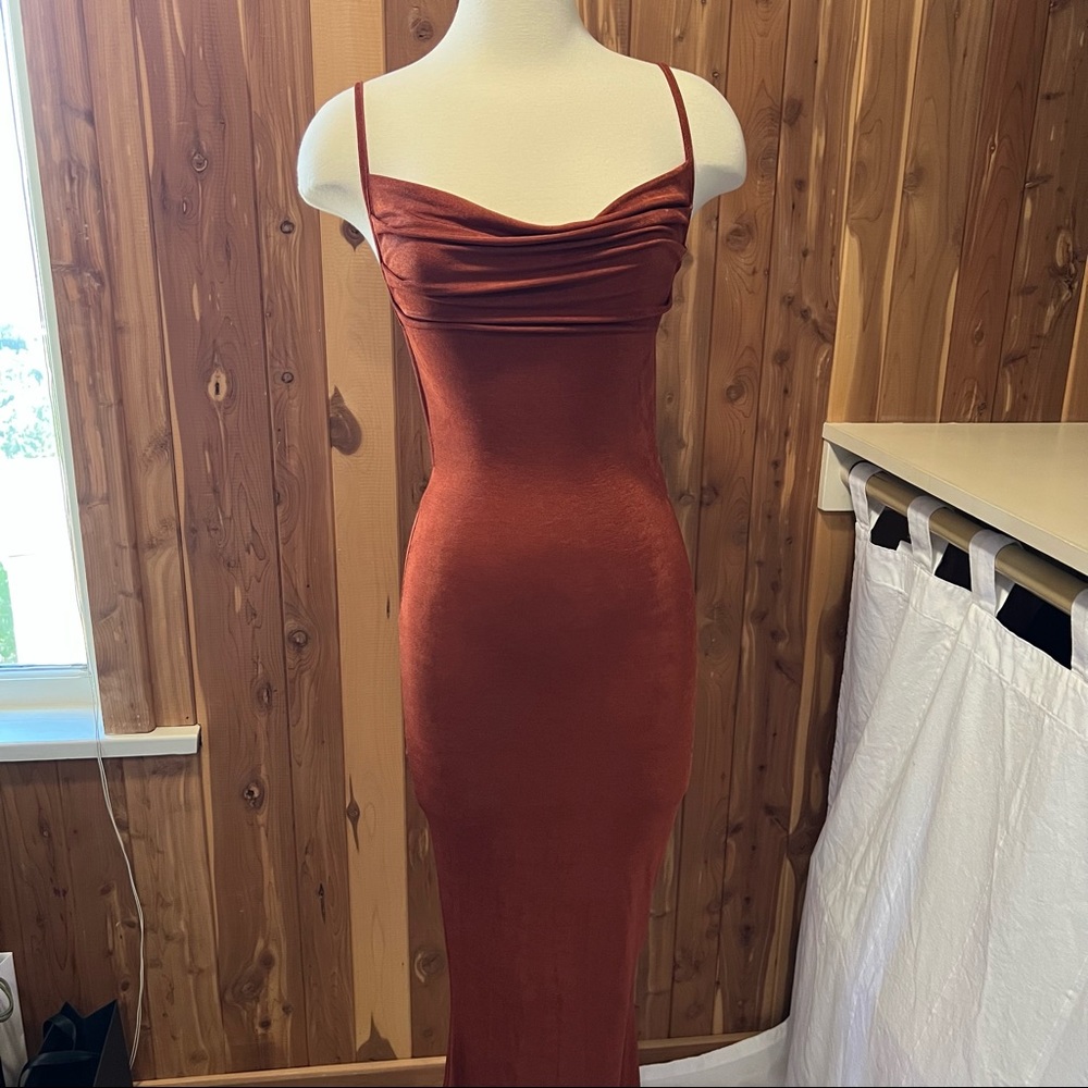 Open back dress